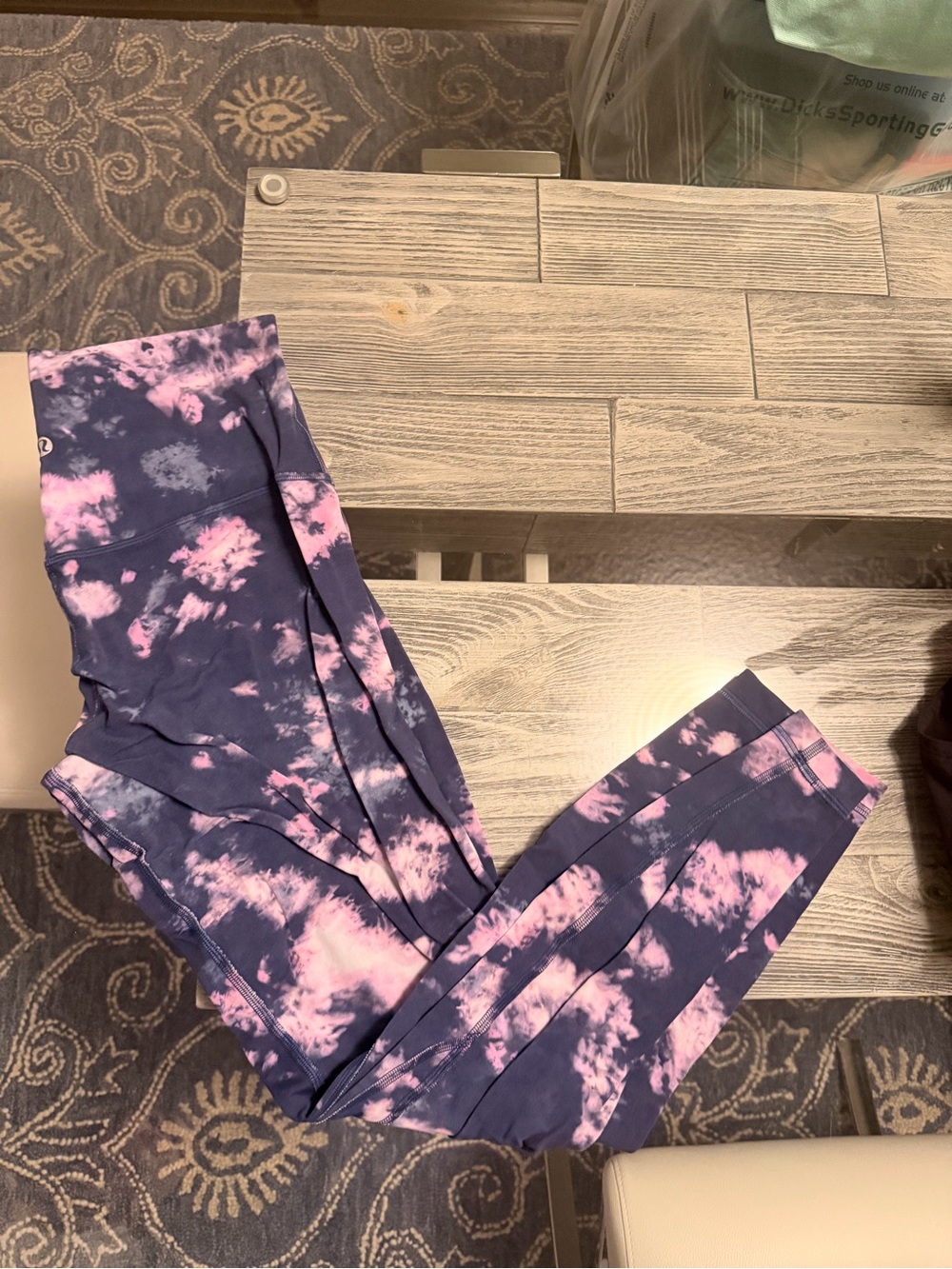 LULULEMON ALIGN LEGGINGS 28inch - Pink & Navy